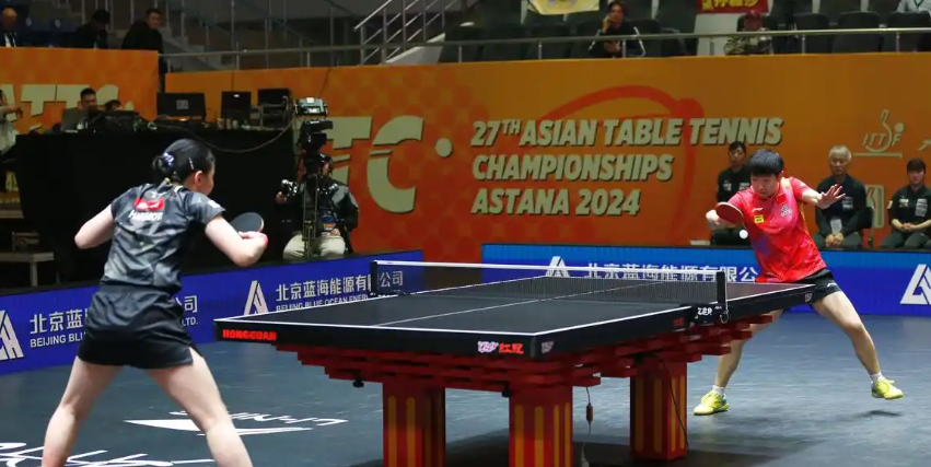 削球手面对, 也是张本美, 曼似乎很吃